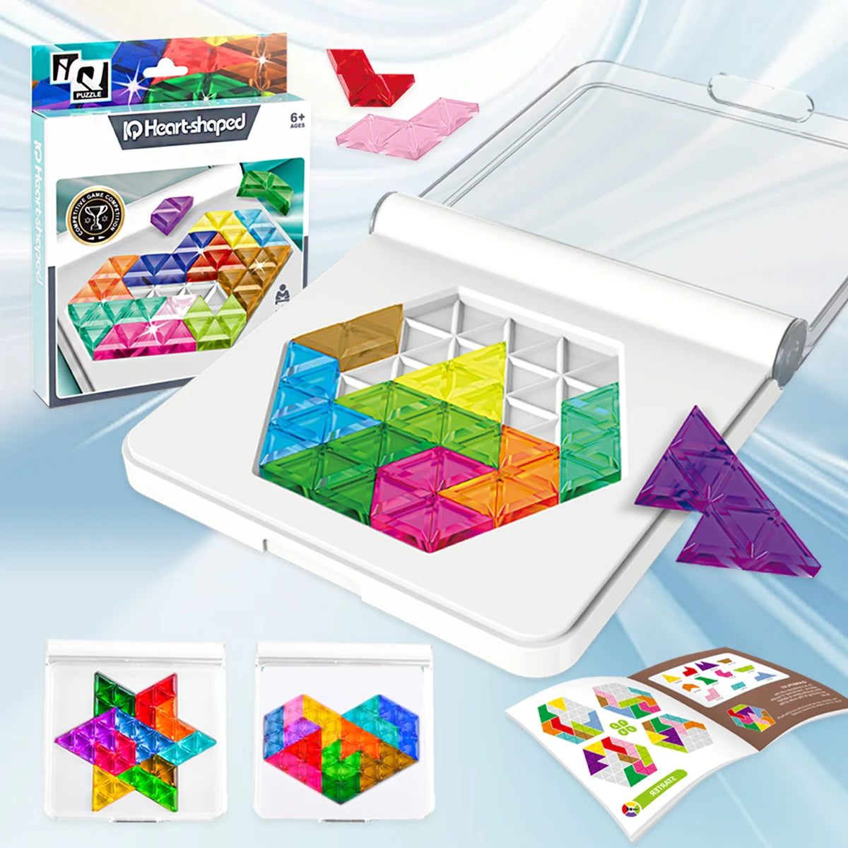 Puzzle Tangram Logique – Formes Colorées Avancé | 6-12 ans