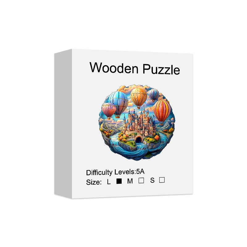 Puzzle en Bois Château de Rêve – Pièces Uniques | Adulte