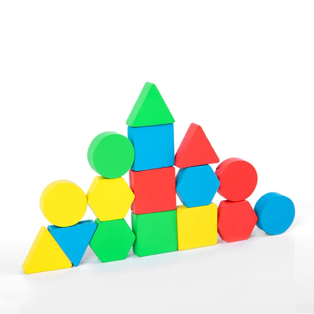 Jeu de Mémoire Formes & Couleurs Montessori Bois | 3-12 ans