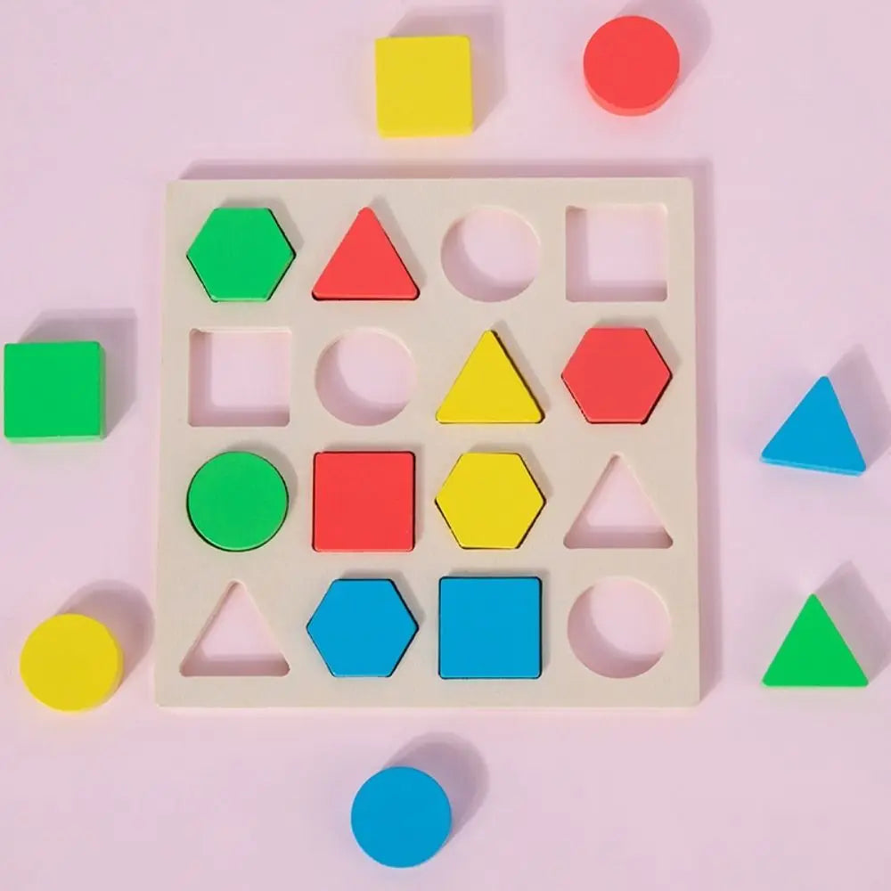 Jeu de Mémoire Formes & Couleurs Montessori Bois | 3-12 ans
