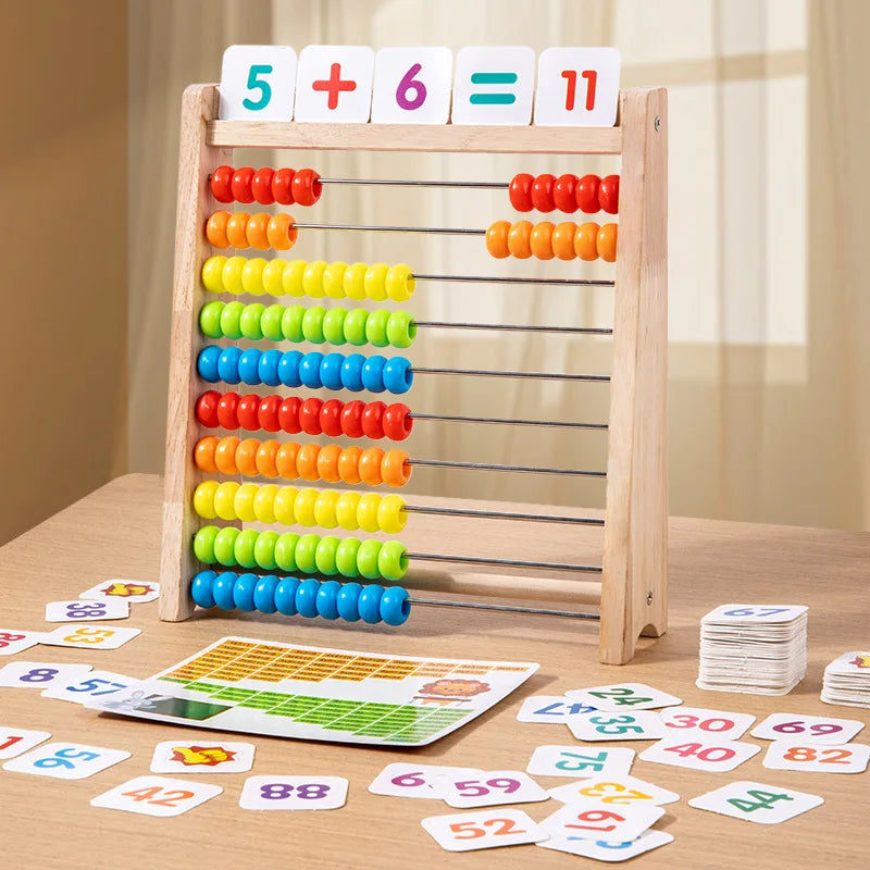 Boulier en Bois Éducatif – Maths & Comptage | 3-6 ans