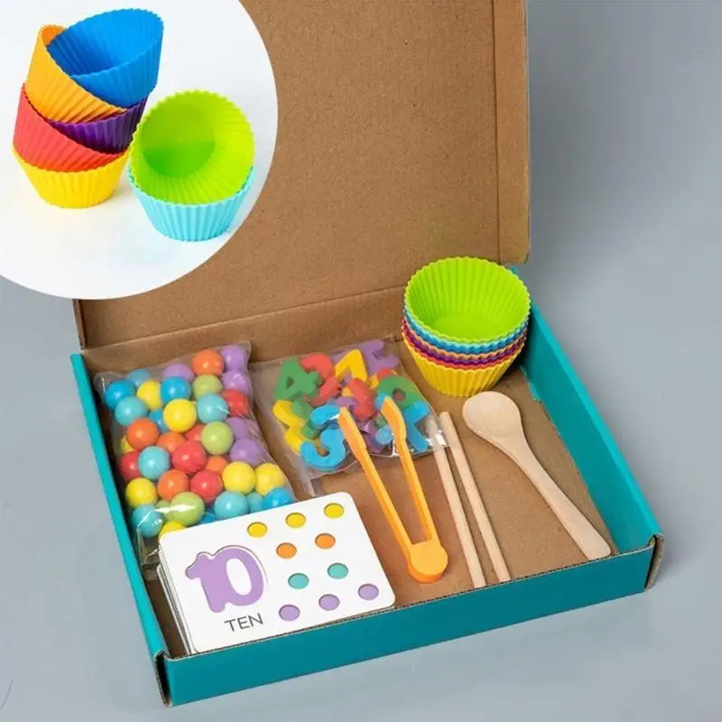 Jeu d'Association Couleurs & Chiffres Montessori | 3-6 ans