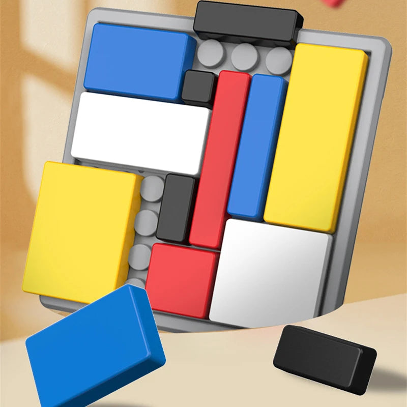 Sudoku Blocs Géométriques en Bois – 80 Défis Logique | 14 ans+