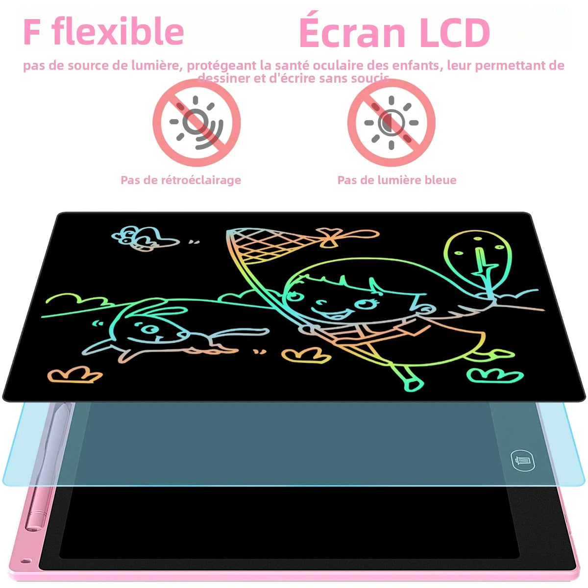 Ardoise Magique LCD 8,5 Pouces – Tablette de Dessin | 3-12 ans