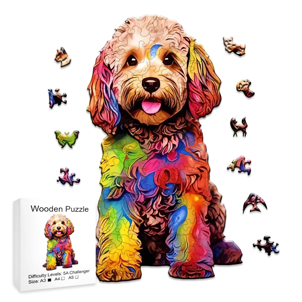 Puzzle Animaux Mystérieux en Bois – Casse-Tête | 14 ans+