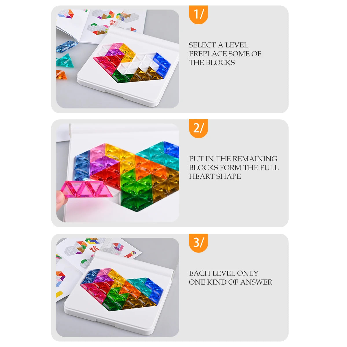 Puzzle Tangram Logique – Formes Colorées Avancé | 6-12 ans