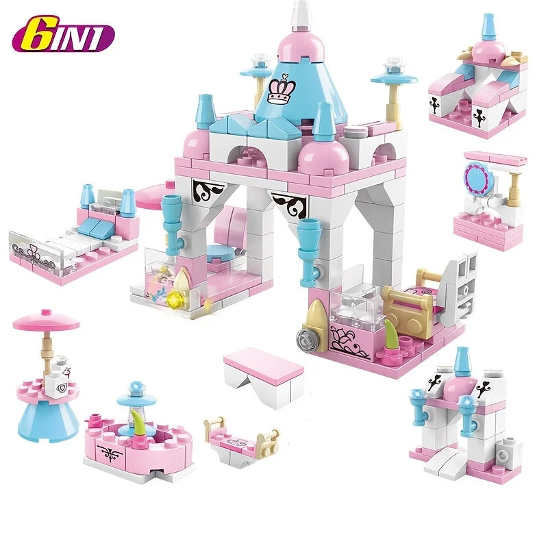 Coffret Château 6-en-1 à Construire – Blocs Déformables | 6 ans+