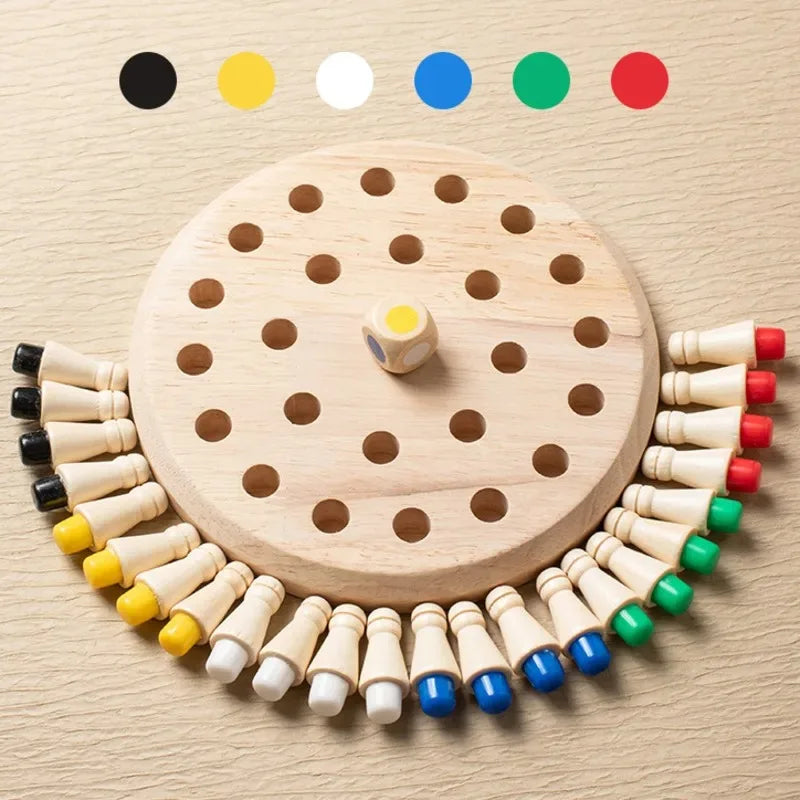 Jeu de Mémoire Montessori Bois – 2-6 Joueurs | 3 ans+
