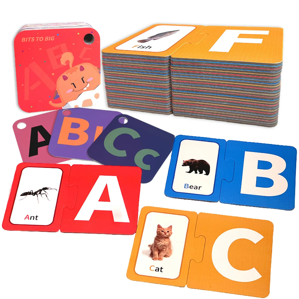 Set Alphabet – 26 Puzzles ABC & 26 Flashcards | 3-6 ans