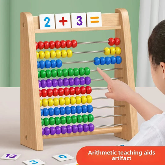 Boulier en Bois Éducatif – Maths & Comptage | 3-6 ans