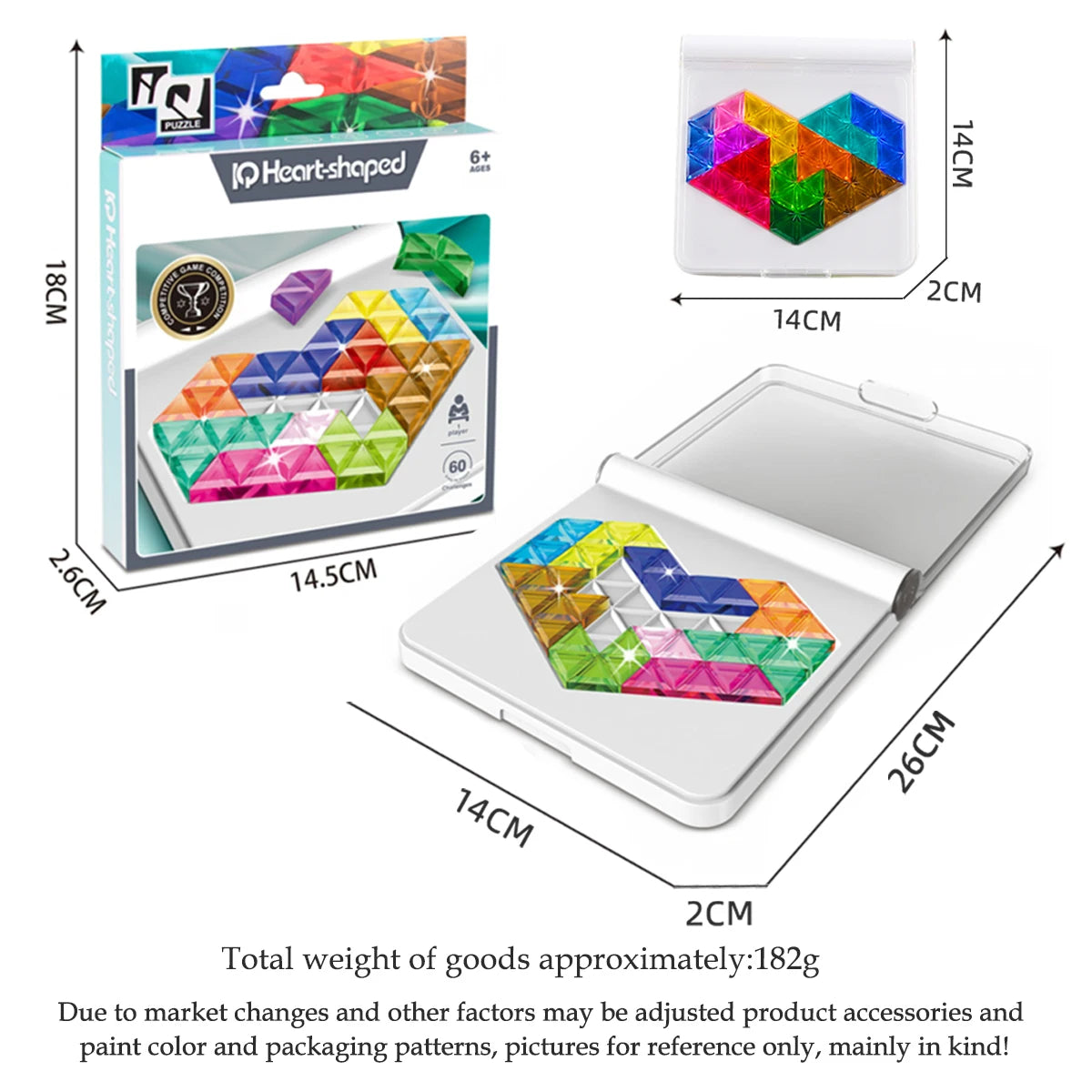 Puzzle Tangram Logique – Formes Colorées Avancé | 6-12 ans