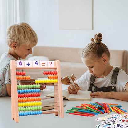 Boulier en Bois Éducatif – Apprendre en s'amusant avec les mathématiques !