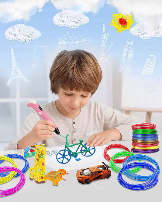 Stylo d'Impression 3D + Pack Créatif – Transforme tes idées en réalité !
