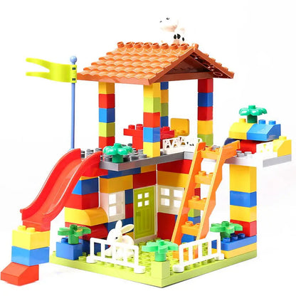 Grands Blocs de Construction Château DIY – Briques Compatibles Lego | Jouet Éducatif 3 ans+
