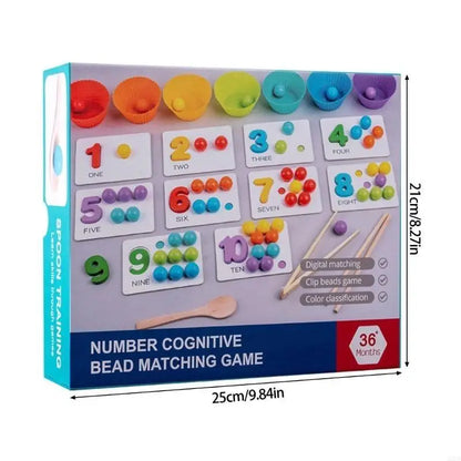 Jeu d'Association Couleurs & Chiffres Montessori – Comptage & Maths | Éveil 3-6 ans