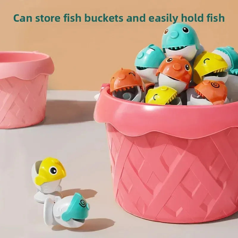 Jeu de Pêche Magnétique Électrique pour Enfants – Jouet Musical Rotatif avec Canne | Éveil 3 ans+