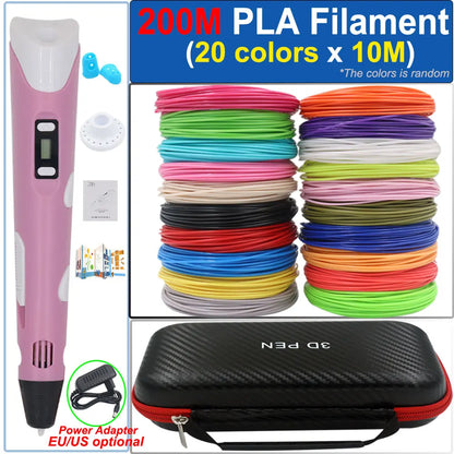 Stylo d'Impression 3D + Pack Créatif – Transforme tes idées en réalité !