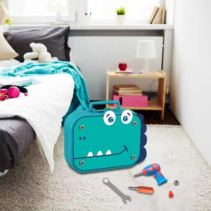 Mallette à Outils Électrique pour Enfants - Jeu de Construction Éducatif 211/351 Pièces