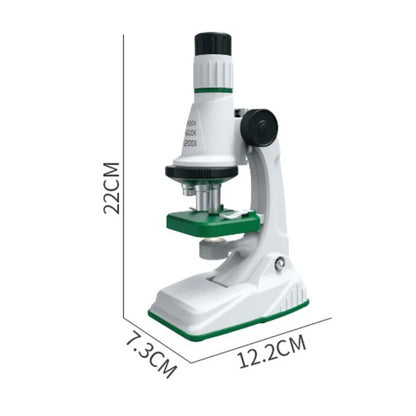 Microscope  Éducatif pour Enfants 200x-600x-1200x avec Lumière LED - Kit Science STEM