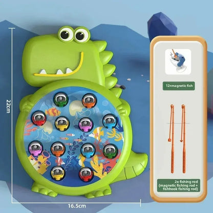 Jeu de Pêche Magnétique Électrique pour Enfants – Jouet Musical Rotatif avec Canne | Éveil 3 ans+
