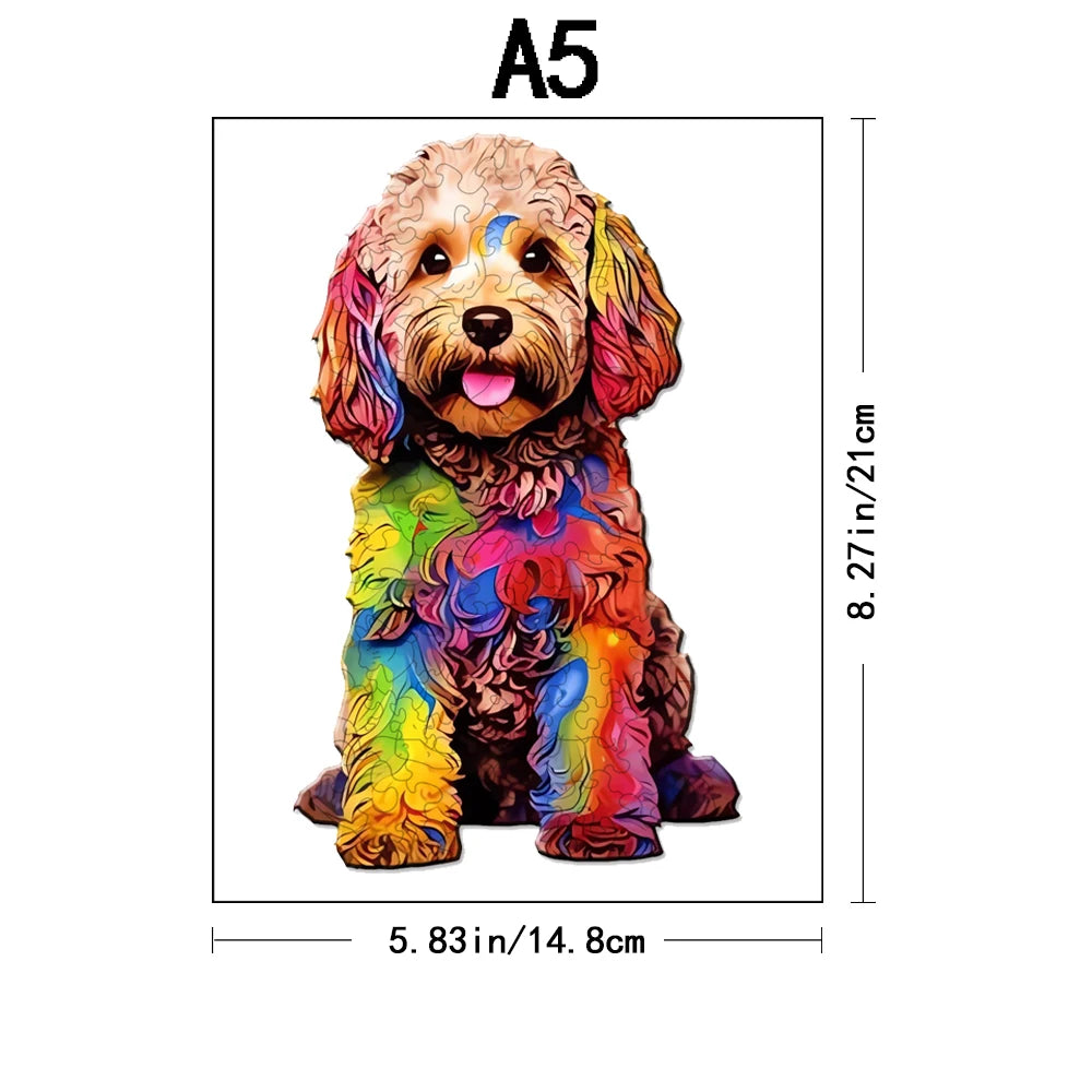 Puzzle en Bois Animaux Mystérieux - Jeu Éducatif Adulte et Enfant 14+