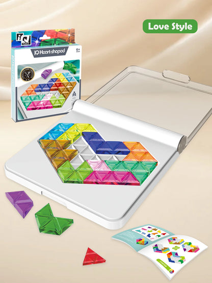 Puzzle Logique Tangram – Jeu de Réflexion & Formes Colorées | Niveau Avancé 6-12 ans