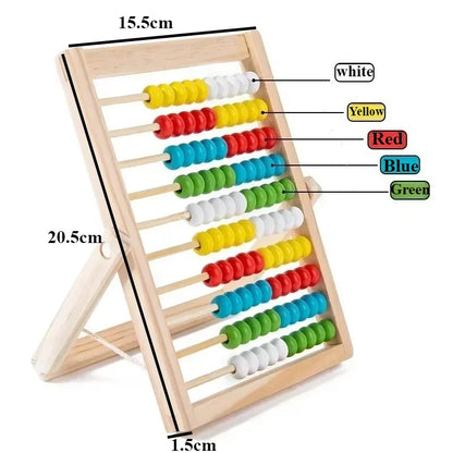 Boulier en Bois Éducatif – Maths & Comptage | 3-6 ans