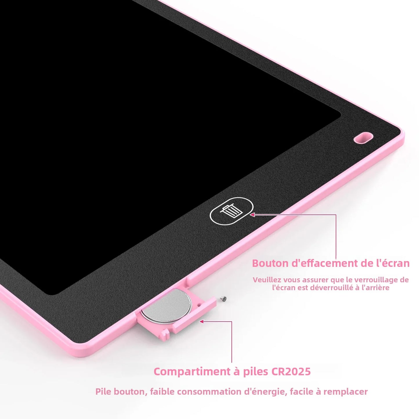 Ardoise Magique LCD 8,5 Pouces - Tablette de Dessin pour Enfants - Jouet Éducatif d'Apprentissage