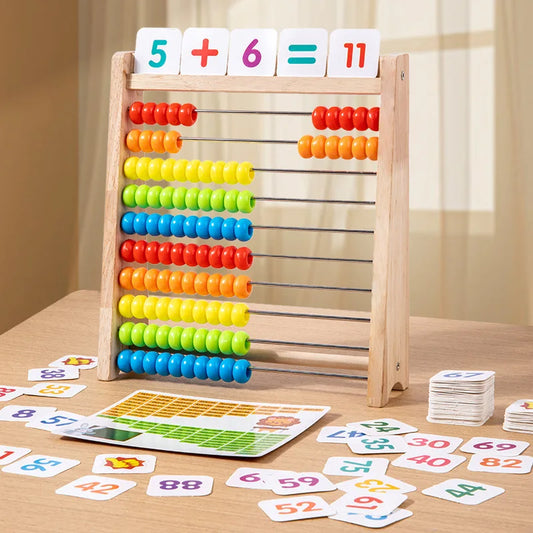 Boulier en Bois Éducatif – Maths & Comptage | 3-6 ans