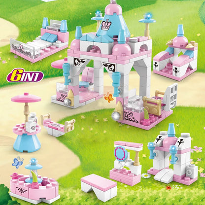 Coffret Château 6-en-1 à Construire – Blocs Déformables | 6 ans+