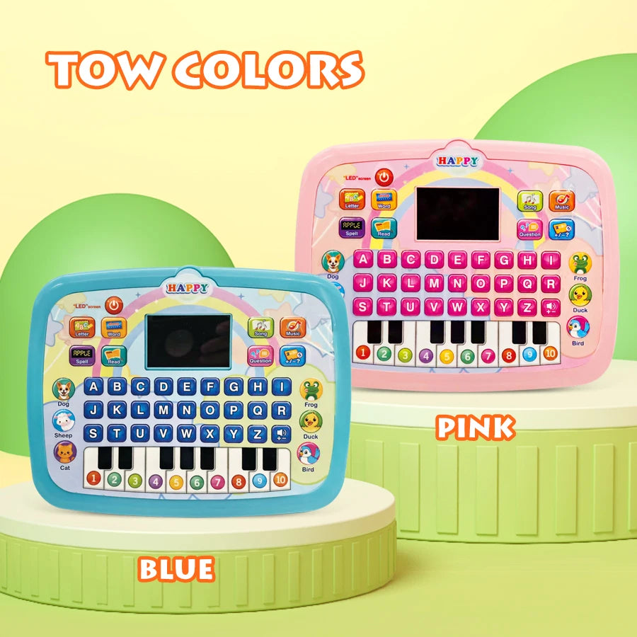 Machine d'Apprentissage Éducative – Anglais, Alphabet, Chiffres, Piano & Animaux | 3 ans+