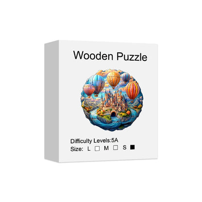 Puzzle en Bois Adulte – Château de Rêve | Pièces Uniques, Déco Maison & Cadeau Original