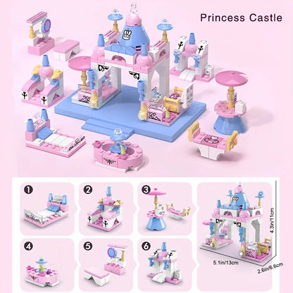 Coffret Château 6-en-1 à Construire – Blocs Déformables | 6 ans+
