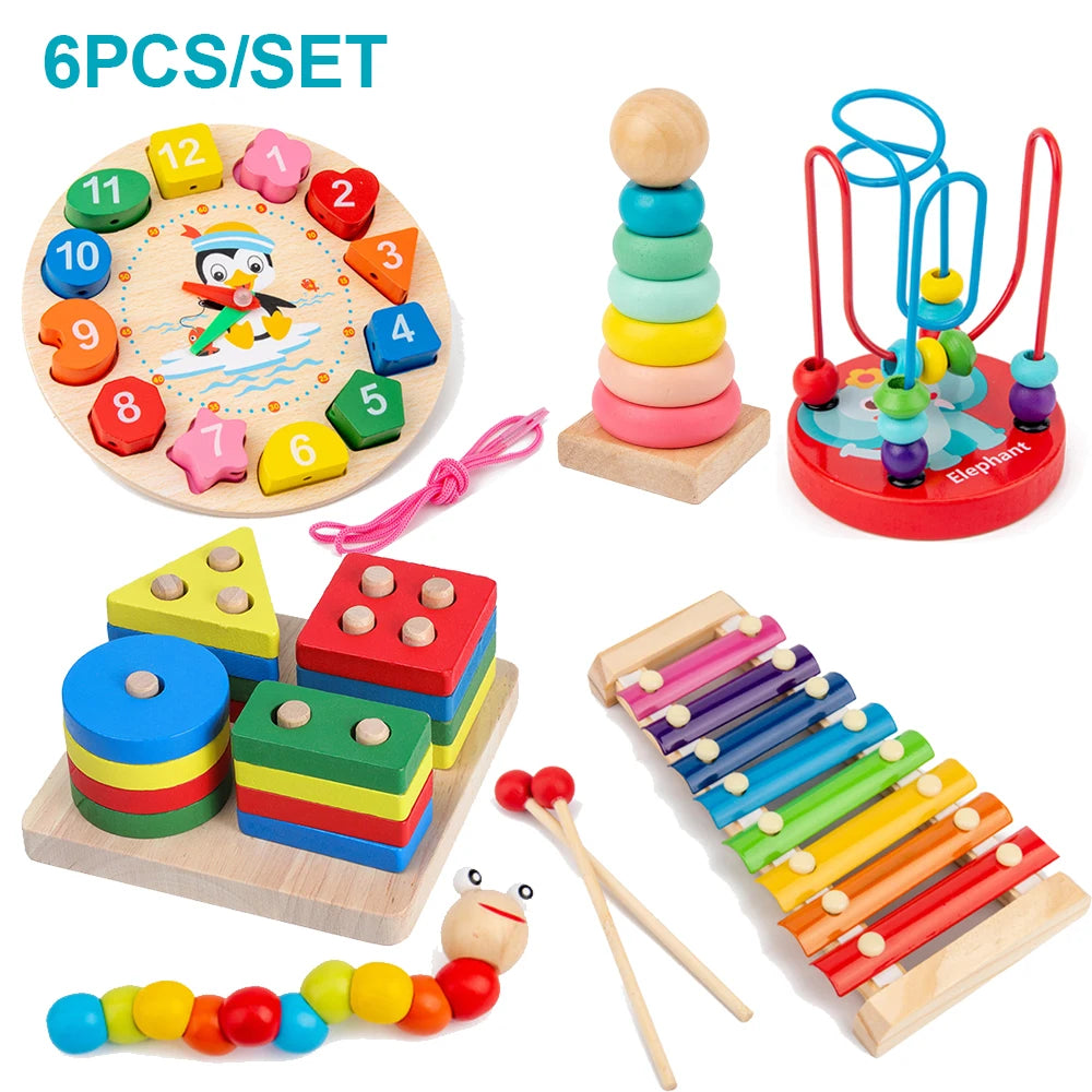 Jeux  Montessori  en bois