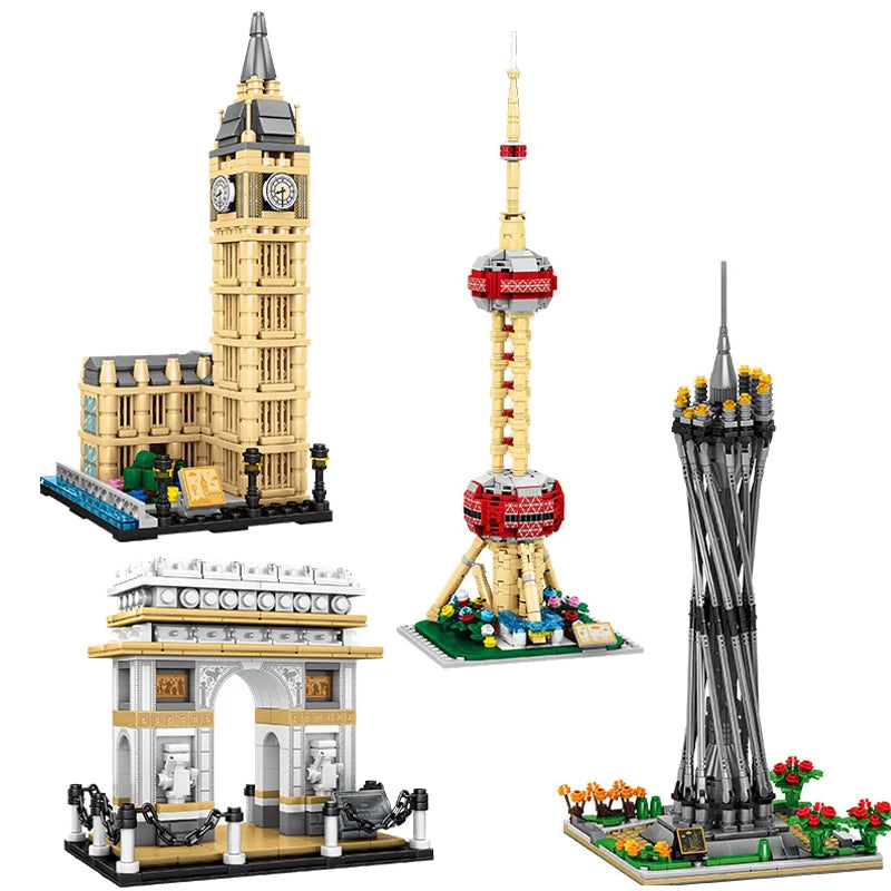 Briques Architecture Monuments du Monde – 562 Pièces | 6 ans+