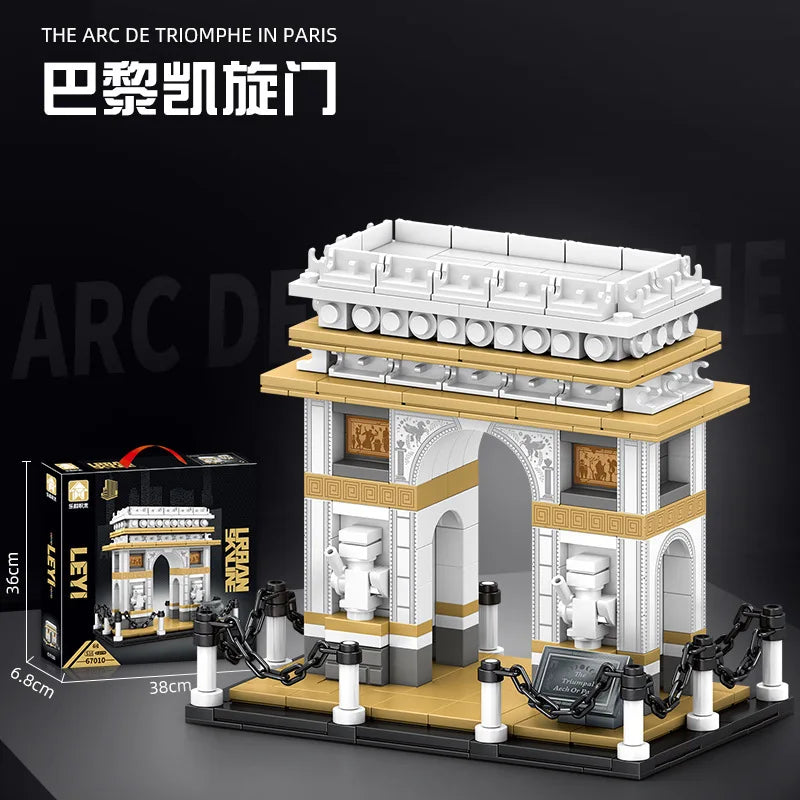 Briques Architecture Monuments du Monde – 562 Pièces | 6 ans+