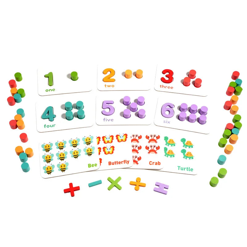 Plateau d'Association Chiffres Montessori – Puzzle Mathématique Éducatif | Maternelle 3-6 ans